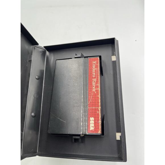 Enduro Racer (Sega Master, 1987) Vintage Sega Video Game W Case - Picture 4 of 7